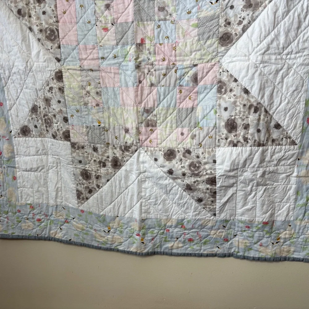 Hand Stitched Baby Quilt - Picture 8 of 12